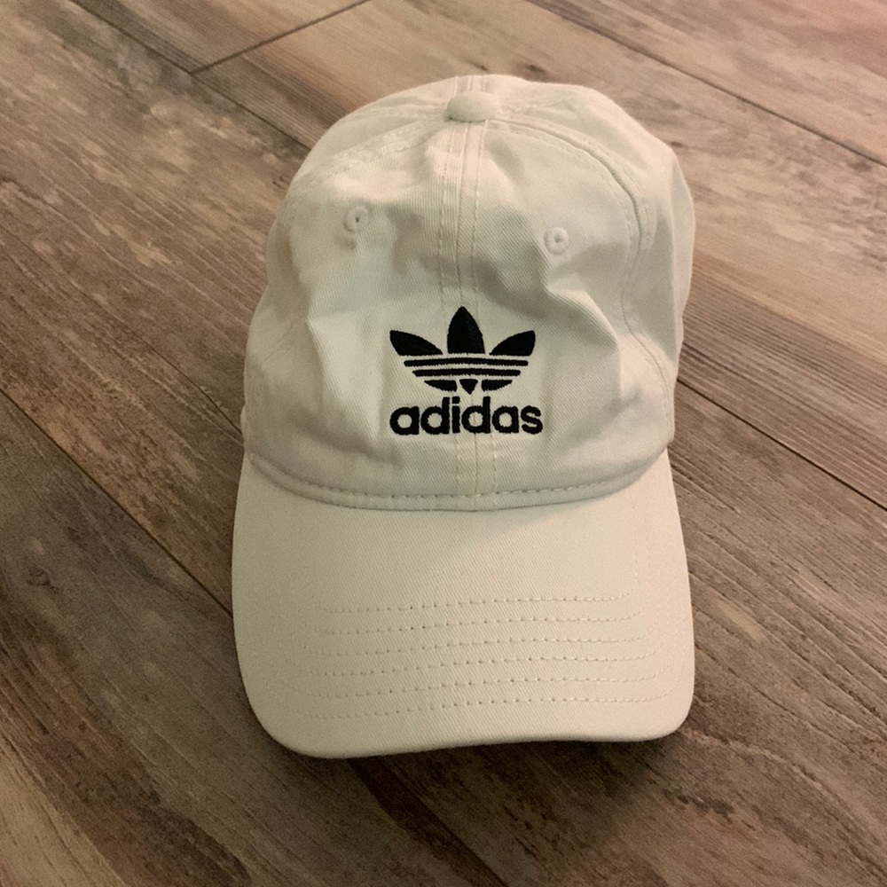 Adidas White Baseball hat